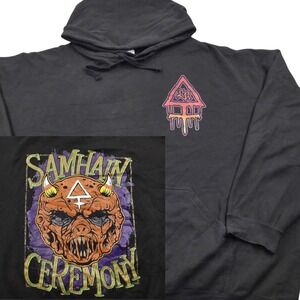 Somethin Outta Nothin S.O.N. Samhain Ceremony Hoodie Horrorcore Black Mens 5XL